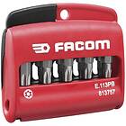 Facom E.113PB Bitssats i etui 10 st, ResisTorx