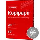 Lomax Kopipapir A4 80g 500st