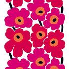 Marimekko Unikko Tyg Röd 145cm