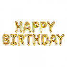 Party Deco Foil Balloon Happy Birthday Gold