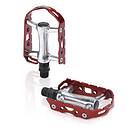 XLC Cykelpedaler pedal PD-M15 MTB Ultralight V silver/röd