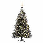 Be Basic Muovinen joulukuusi Kanssa LED Ja Joulupallot Lumen 210cm