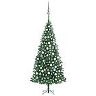 Be Basic Muovinen joulukuusi Kanssa LED Ja Joulupallot 300cm