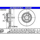 ATE Bromsskiva PowerDisc 24.0325-0149.1