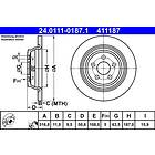 ATE Bromsskiva 24.0111-0187.1