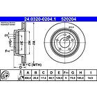 ATE Bromsskiva PowerDisc 24.0320-0204.1