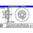 ATE Bromsskiva PowerDisc 24.0325-0114.1