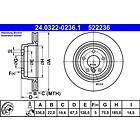 ATE Bromsskiva PowerDisc 24.0322-0236.1