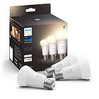 Philips Hue White LED E27 A60 2700K 800lm 9W 3-pack