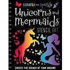 Scratch And Sparkle Unicorns And Mermaids Stencil Art