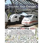 RailPass InfoRailMap 2020 Discover Your Europe: Icon And Info Illustrated Railway Atlas Specifically Designed For Global Interrail And Eurai
