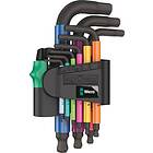 Wera 950/9 Insexnyckel Set Kompakt Multicolor