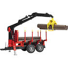 Bruder Forestry Trailer With Crane & Grab