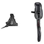 Campagnolo Super Record Db Hydraulic 140 Mm Brake Lever With Shifter Left Svart 