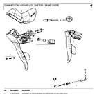 SRAM Exchange Kit For Red Etap Axs Shifter And Brake Disc Left Svart