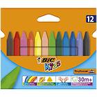 BIC Kids Plastidecor Triangulära Kritor 12-set (3 år+)