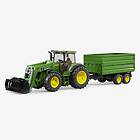 Bruder John Deere 7930 Tractor with Frontloader and Trailer