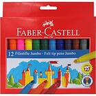 Faber-Castell Jumbo Felt Tip Pen 12-pack