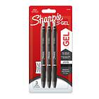 Sharpie S Gel 0.7 mm Black 3-pack