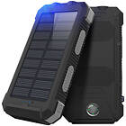 Powerbank 20 000mAh med sol-cell 2 x USB