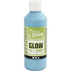 Creativ Company Glow In The Dark Paint Ljusblå 250ml