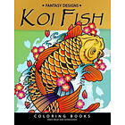 Koi Fish Coloring Book: Animal Stress-relief Coloring Book For Adults And Grown-ups