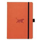 Dingbats* Wildlife A5+ Orange Tiger Notebook Lined