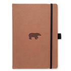 Dingbats* Wildlife A5+ Brown Bear Notebook Plain