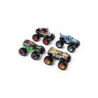 Monster Jam Power Beasts True Metal 4-pack