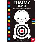 Tummy Time!: A High-Contrast Fold-Out Book With Mirror For Babies