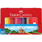 Faber-Castell Färgpennor Hexagonal Slott Metalletui 48 färger 115888