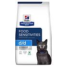 Hills Feline Prescription Diet DD Food Sensitivities 3kg
