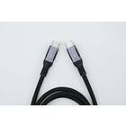 NÖRDIC 3A USB C - USB C 3.2 Gen2 1m