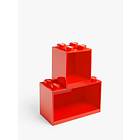 LEGO Brick Shelf Set 4 + 8 Knobs
