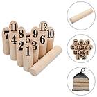 vidaXL Number Kubb Game Set