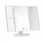 Maxkon Makeup Vanity Mirror with 21 LED Lights 1X/2X/3X Magnification Trifold