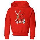 Disney Frozen Olaf and Sven Kids' Christmas Hoodie 9-10