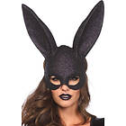 Leg Avenue Black Glitter Rabbit Mask