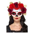 Smiffys Day of the Dead Rose Eyemask