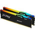 Kingston Fury Beast Black RGB DDR5 6000MHz 2x16Go (KF560C40BBAK2-32)