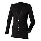 Henbury V-Neck Button Pocket Cardigan (Women's)