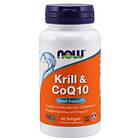 Now Foods Krill & CoQ10 60 Kapslar