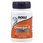 Now Foods Molecularly Distilled Omega-3 30 Kapselit