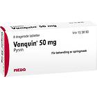 Vanquin 50mg Pyrvin Dragerade Tabletter 8st