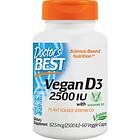 Doctor's Best Vegan D3 2500 IU 60 Kapselit