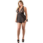 Cottelli Lace Peekaboo Babydoll Plus Size