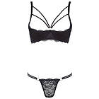 Cottelli Lace Half-Cup Bra Set