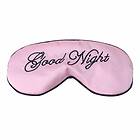 Sovmask Mjuk Rosa Ögonmask i Silke Flyg Resor Good Night