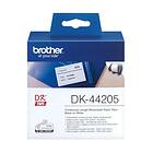 Brother DK-44205 White labels BROTHER ETIKETTER 62mmx30.48m 62X30MM removable BO