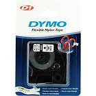 Dymo D1 19mm Nylon svart på